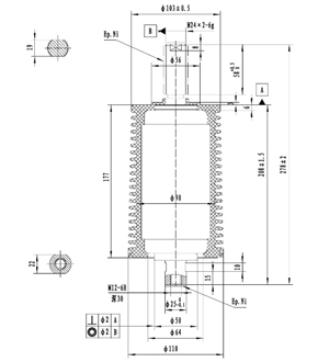TD-24/(630、1250)-25C2J真空滅弧室