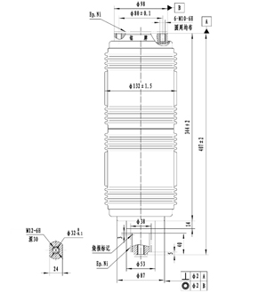 TD-40.5/(1250、1600、2000、2500)-31.5N1滅弧室
